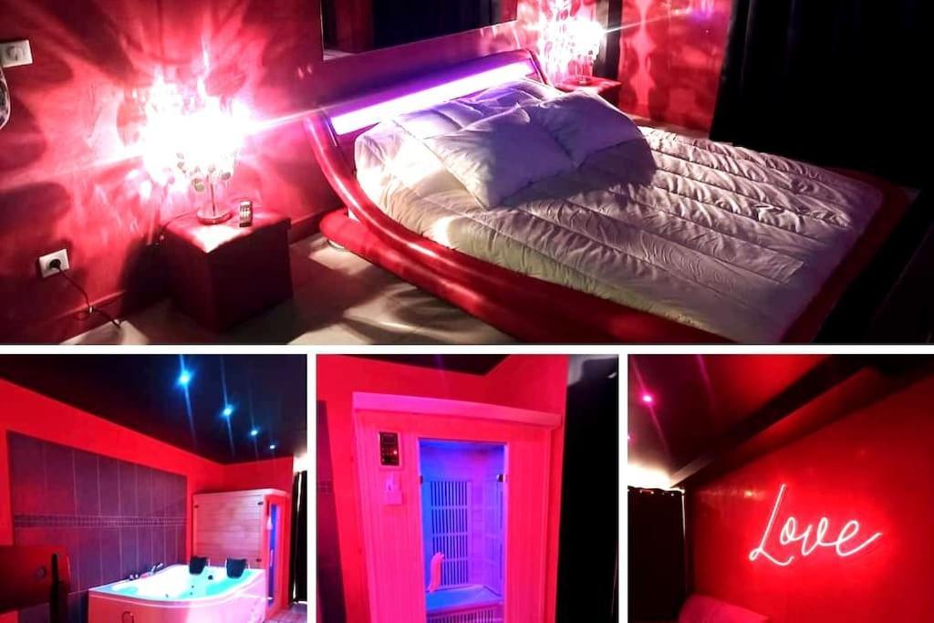 Appartement Balneo Et Sauna Prives The Red Room มอกิโอ ภายนอก รูปภาพ