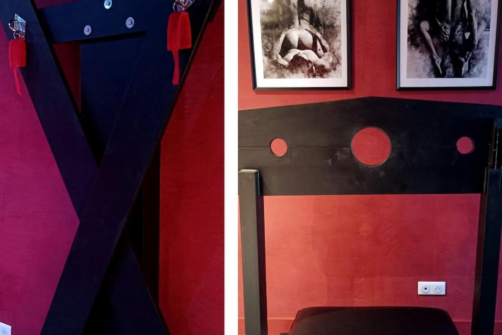 Appartement Balneo Et Sauna Prives The Red Room มอกิโอ ภายนอก รูปภาพ